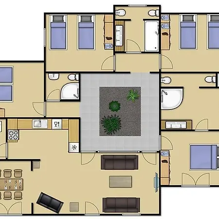 Playa Blanca Sleeps 8 Pool Wifi T334676